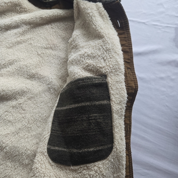 Men's Jachs Olive Striped shacket - Picture 8 of 10